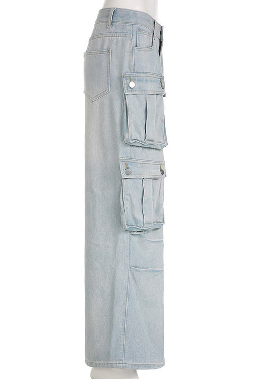 High-Waist Street Denim