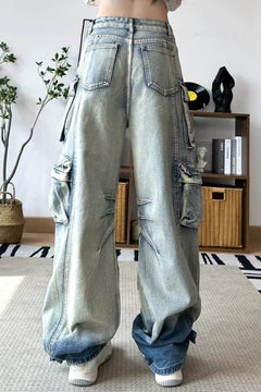 Gradient Cargo Paratrooper Jeans