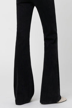 Black Slim Flare Jeans