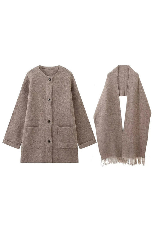 Scarf And Coat Set