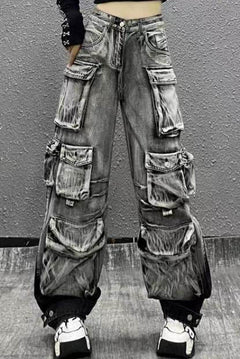 Gradient Cargo Paratrooper Jeans