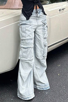 High-Waist Street Denim