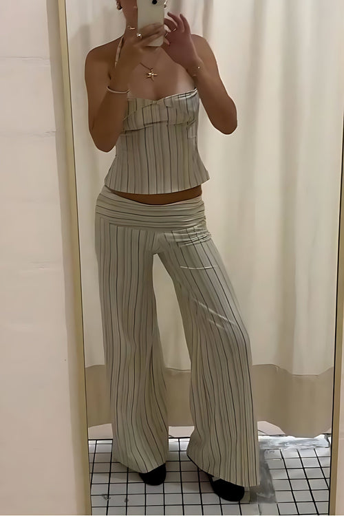 Timeless Stripes Pants Set