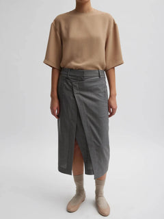 Suiting Wrap Trouser Skirt