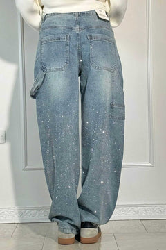 Balloon Carpenter Shine Denim Jeans