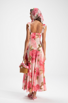 Renée Floral Ruffle Maxi Dress