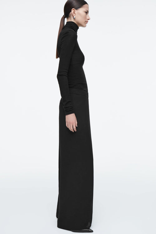 Regular Wrap-Front Straight-Leg Trousers