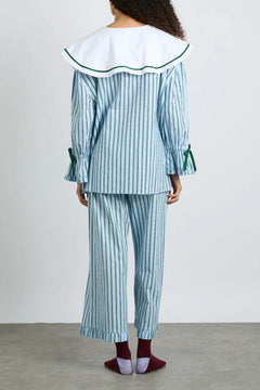 Barbara Pj Set- Blue Stripe